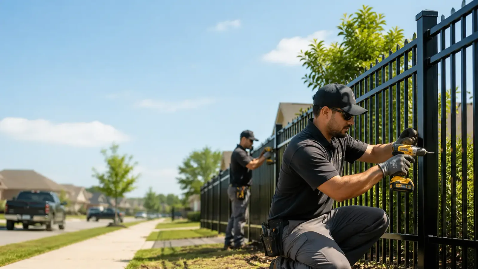 Metal Fence Installation in Oil City, LA